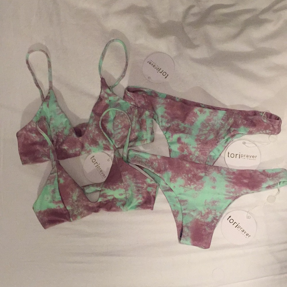 X SOLD X Tori praver bikini top and bottom